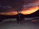 Gin and Tonic Sunset View from Patio